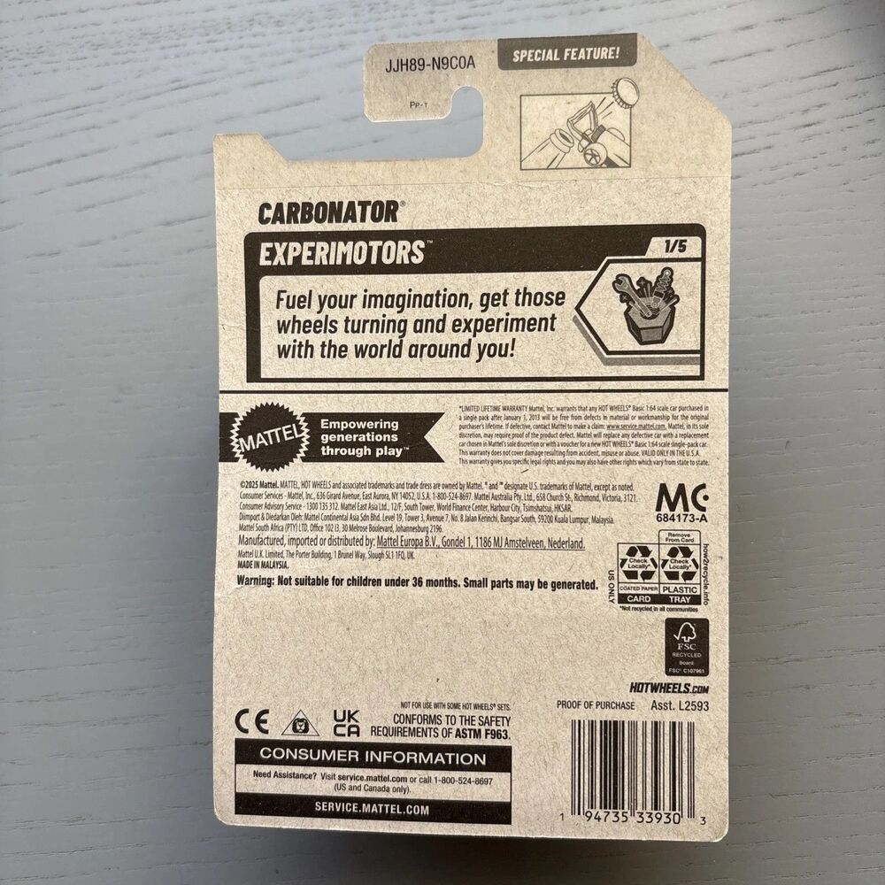 Hot Wheels | Toys | Hot Wheels 226 A Case Carbonator 5 Experimotors ...